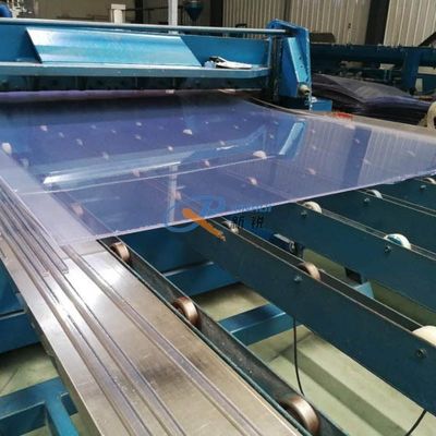 Tablero doble del PVC del tornillo 440V 3m m que hace la máquina