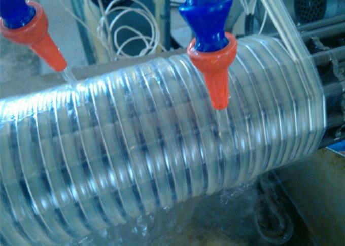 Manguera espiral flexible plástica de la succión del PVC que hace la máquina